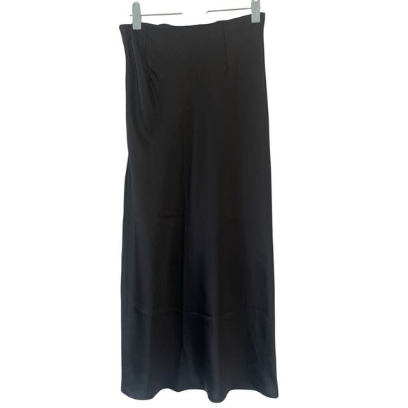 Better Be Women's Size Small NWT Satin Skirt Black Full Length - Picture 5 of 5